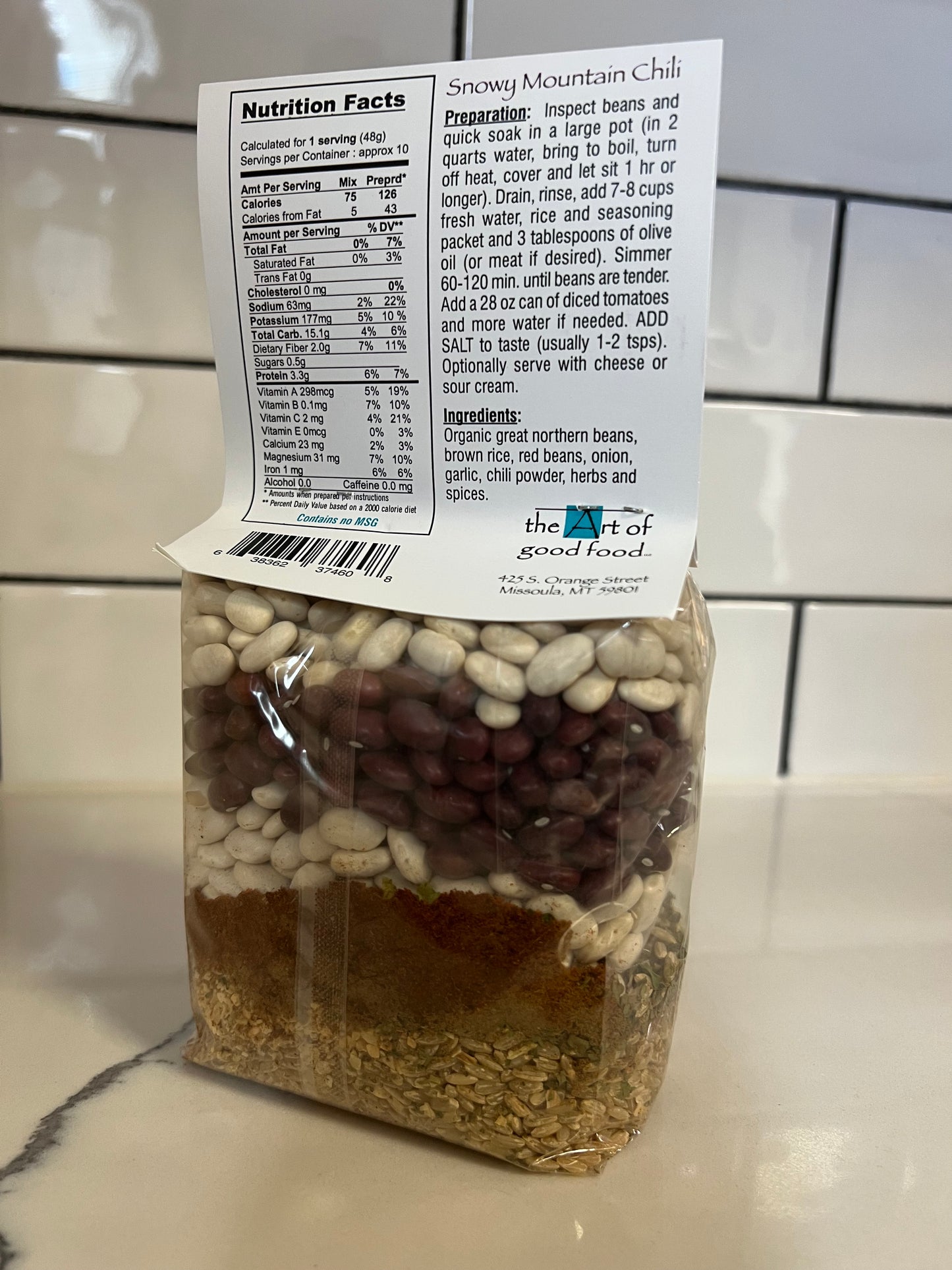 Snowy Mountain Chili