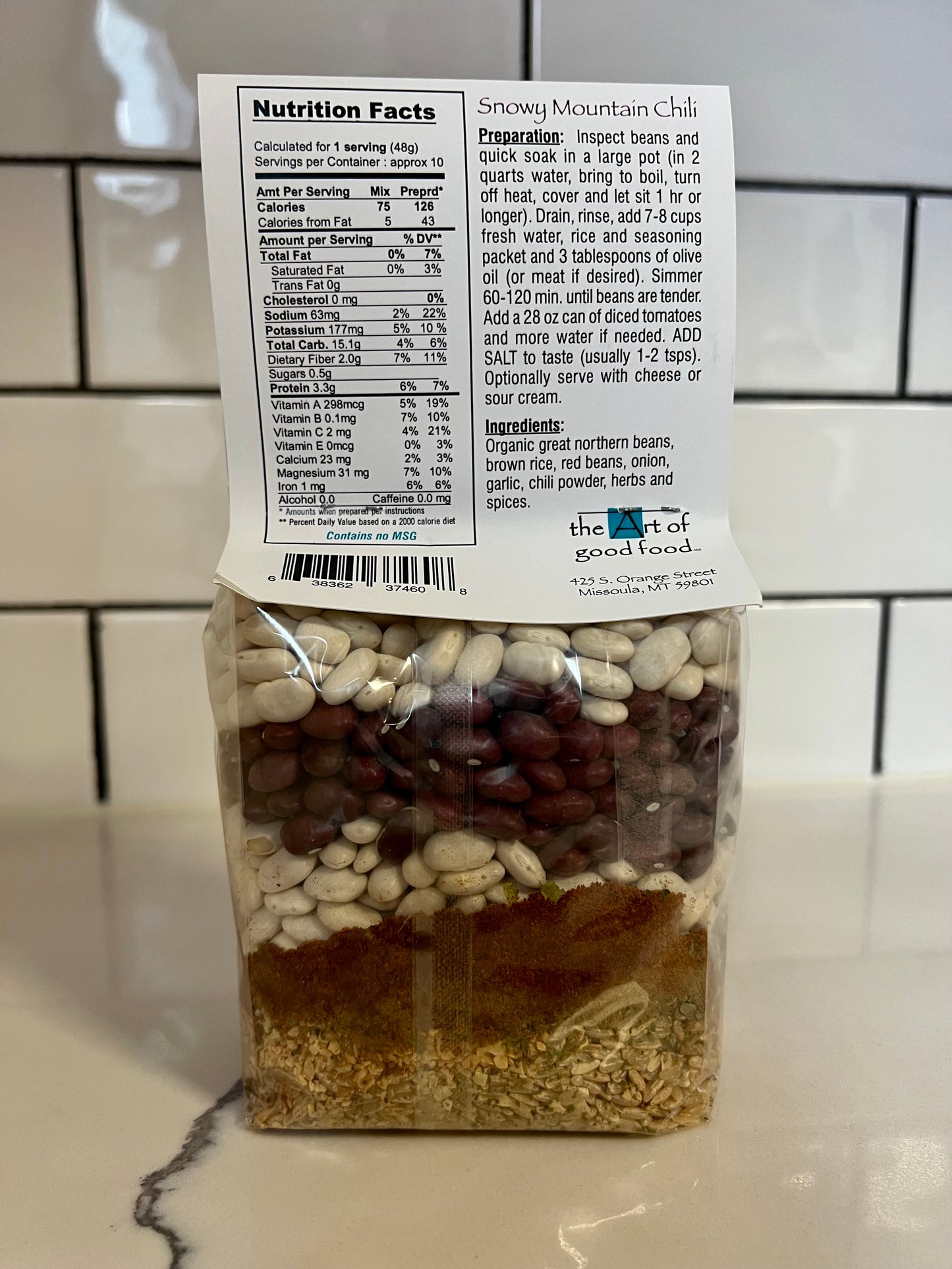 Snowy Mountain Chili