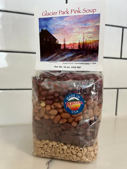 Glacier Park Pink Soup